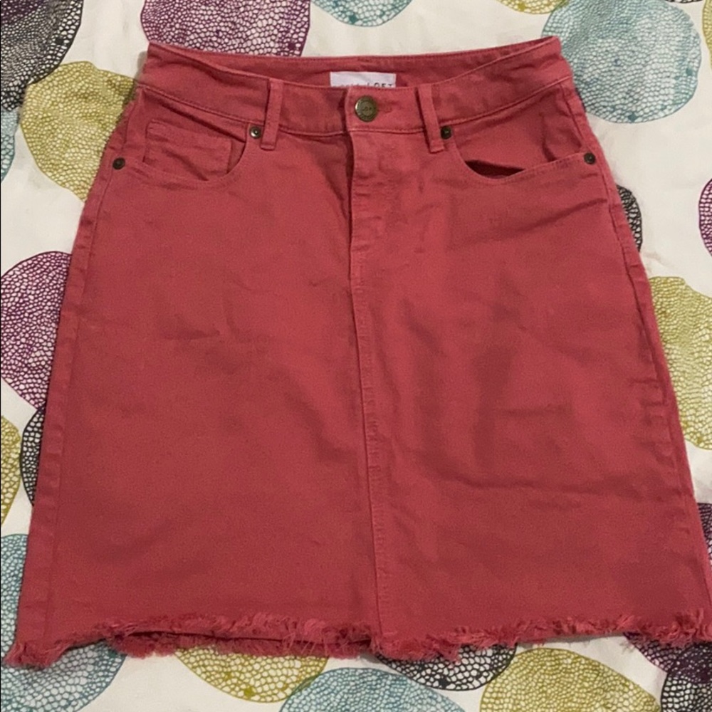 Loft denim skirt